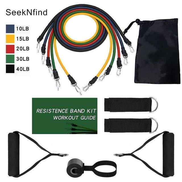 ResiBands⢠Fitness Resistance Band Set - Best At Home Gym