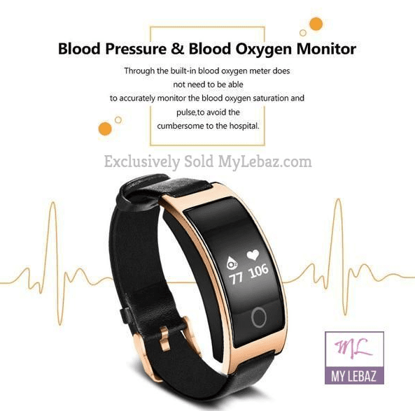 Fitband™ Professional Blood Pressure Smart Watch and Heart Rate Monitor