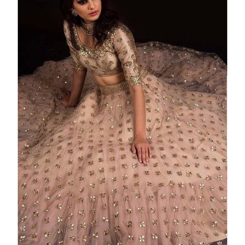 Gorgeous Stone Embellish Bridal Wear