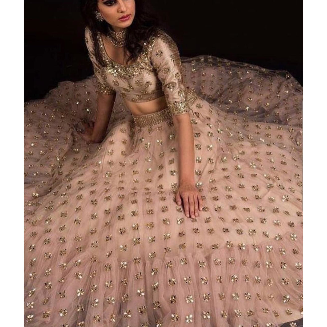 Gorgeous Stone Embellish Bridal Wear