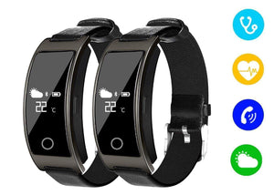 2 X Fitband™ Professional Blood Pressure Smart Watch and Heart Rate Monitor