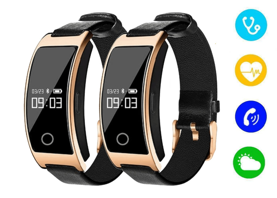 2 X Fitband™ Professional Blood Pressure Smart Watch and Heart Rate Monitor