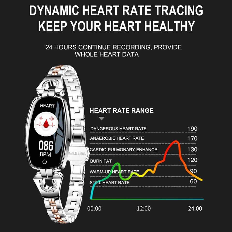 Premium Smart Watch For Women Compatible With Android & iOS