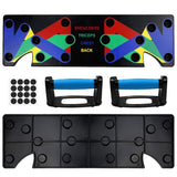 Push Up Rack Board With 9 IN 1 Exercises - Home Gym