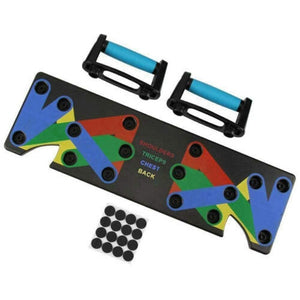 Push Up Rack Board With 9 IN 1 Exercises - Home Gym