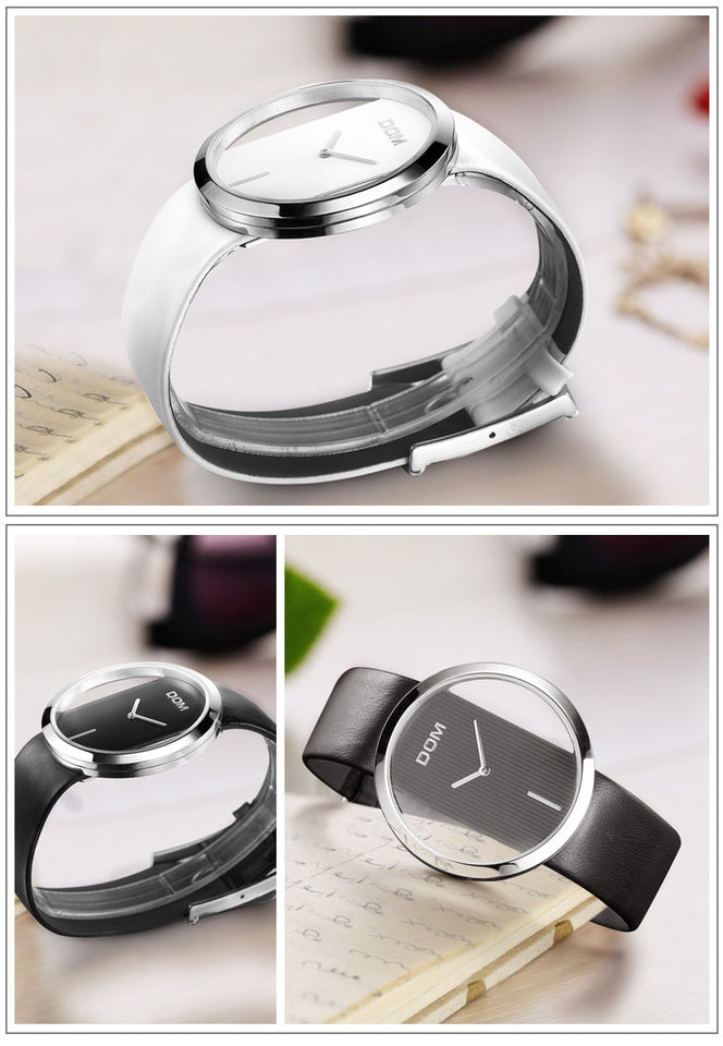 Designer Hollow Transparent Watch