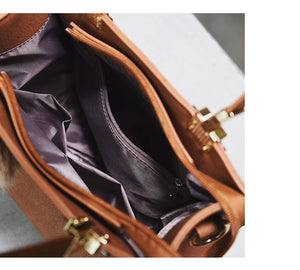 Fur Ball High-Quality Merhaba Casual Genuine Leather Shoulder Women Hand Bag