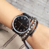 Unisex Marhaba Trendy Designer Luxury Watch With Leather Band
