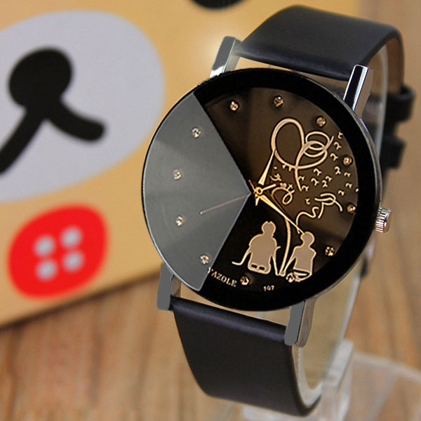 Lovers Special Black Fashion Luxury Women Watch