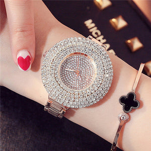 Designer Full Crystal Belt Ladies Watch