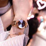 Rose Gold Exotic Premier Designer Swiss Quartz Women Watch