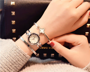 Delicate Luxury Elegant Women Watch With Bracelet