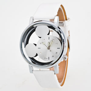 Designer Mickey Mouse Crystal Hollow Watch