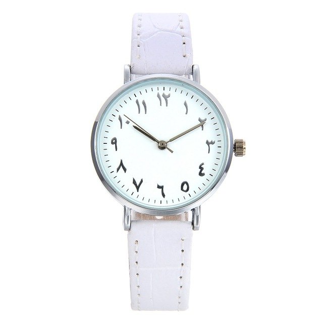 Unisex Marhaba Trendy Designer Luxury Watch With Leather Band