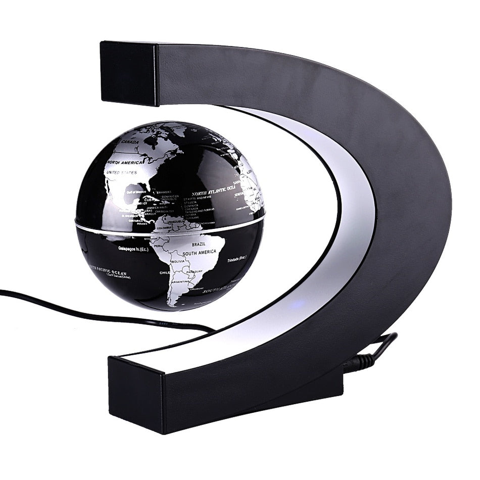 Premium Quality Antigravity Electronic Magnetic Levitation Floating Globe Magic Light With US Plug