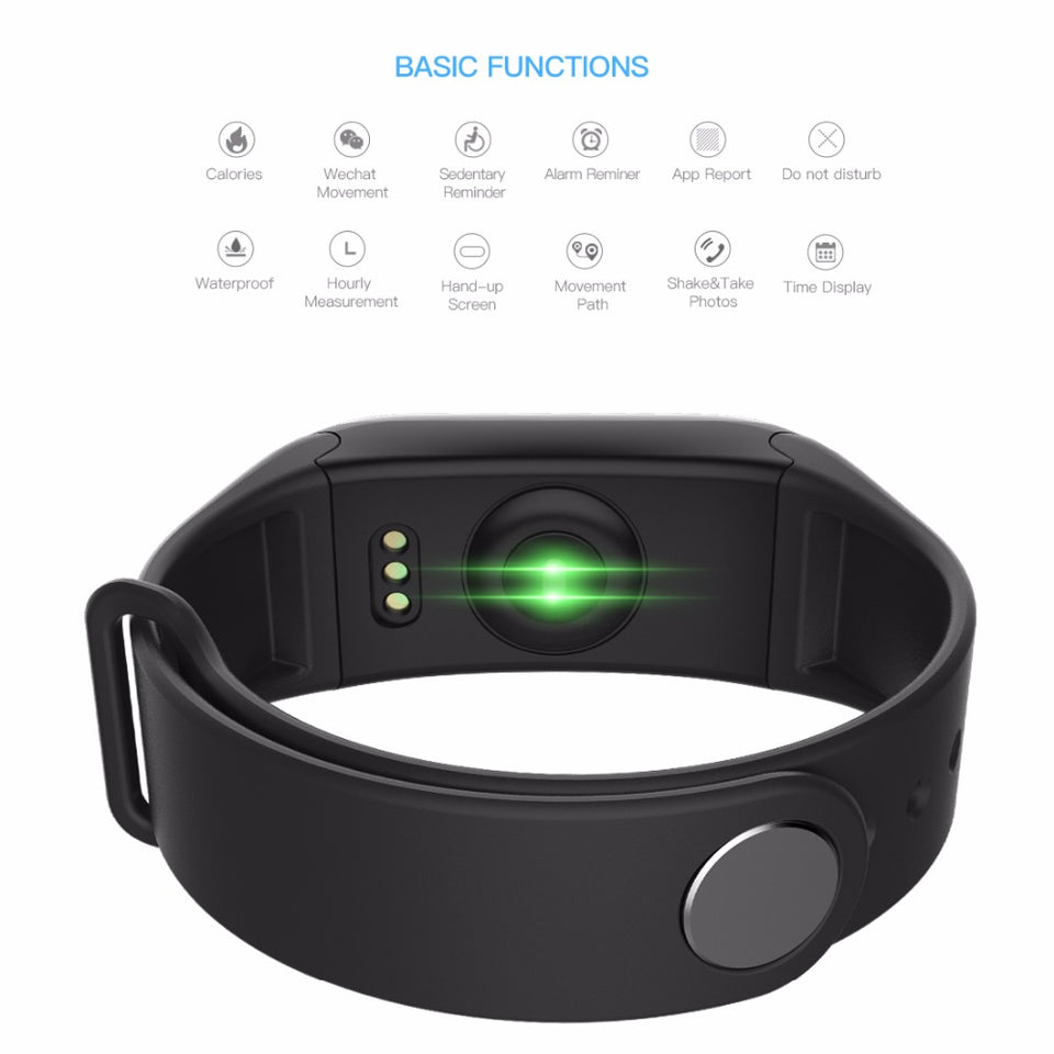 Blood Pressure Heart Rate Smart Watch Bracelet With Sleep Monitor