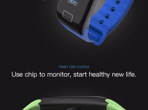 Blood Pressure Heart Rate Smart Watch Bracelet With Sleep Monitor