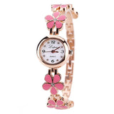 Exclusive Flower Band Delicate Women Gift Watch