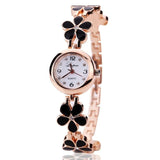 Exclusive Flower Band Delicate Women Gift Watch