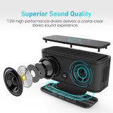 Advanced Portable Touch Bluetooth Stereo Sound Speaker with Bass and Built-in Mic