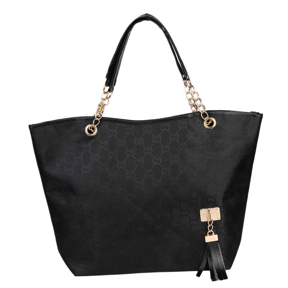 Black Paris Stylish Fashion Leather Shoulder Women Shoulder Hand Bag