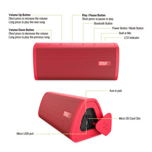 High-Quality Premium Bluetooth Portable Wireless Sound System Long Lasting Battery Waterproof Outdoor Speaker