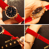 Multiple Colors Galaxy Star Designer Womens Bracelet Watch