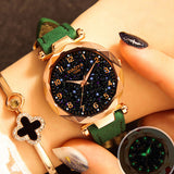 Multiple Colors Galaxy Star Designer Womens Bracelet Watch
