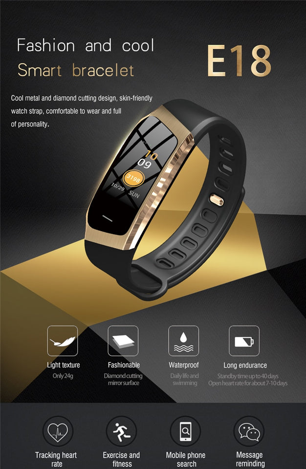 Fitband BP Watch Waterproof Blood Pressure Heart Rate Monitor