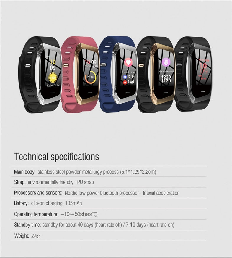 Fitband BP Watch Waterproof Blood Pressure Heart Rate Monitor
