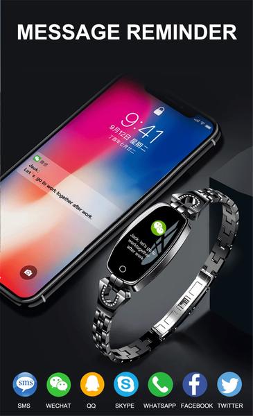Premium Smart Watch For Women Compatible With Android & iOS