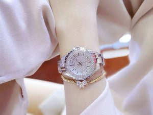 Montre Fashion Designer Luxury Diamond Silver Women Watch