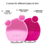 FaceSolo™ Ultrasonic Electric Facial Cleansing Brush, Massager And Exfoliator